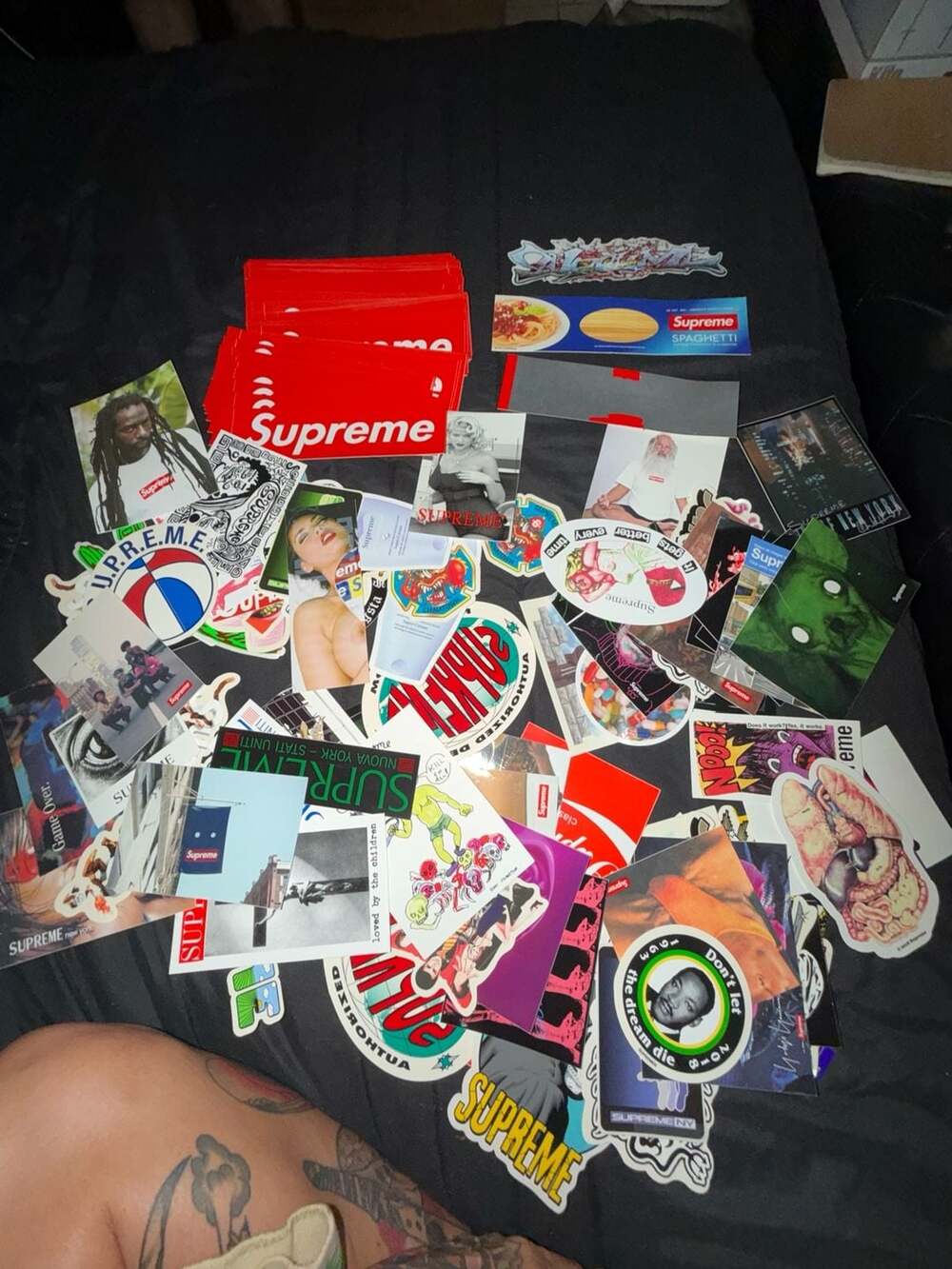 Supreme Huge Assorted Sticker Collection Lot